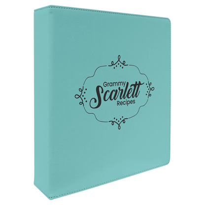 Leatherette 2" 3-Ring Binder with Slant D Rings