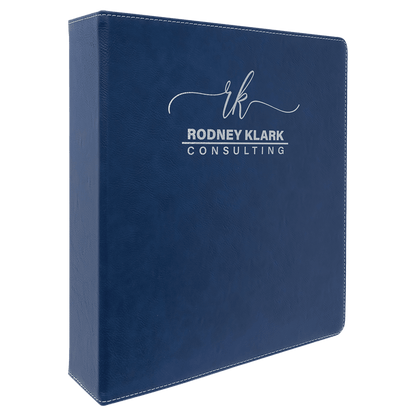 Leatherette 2" 3-Ring Binder with Slant D Rings