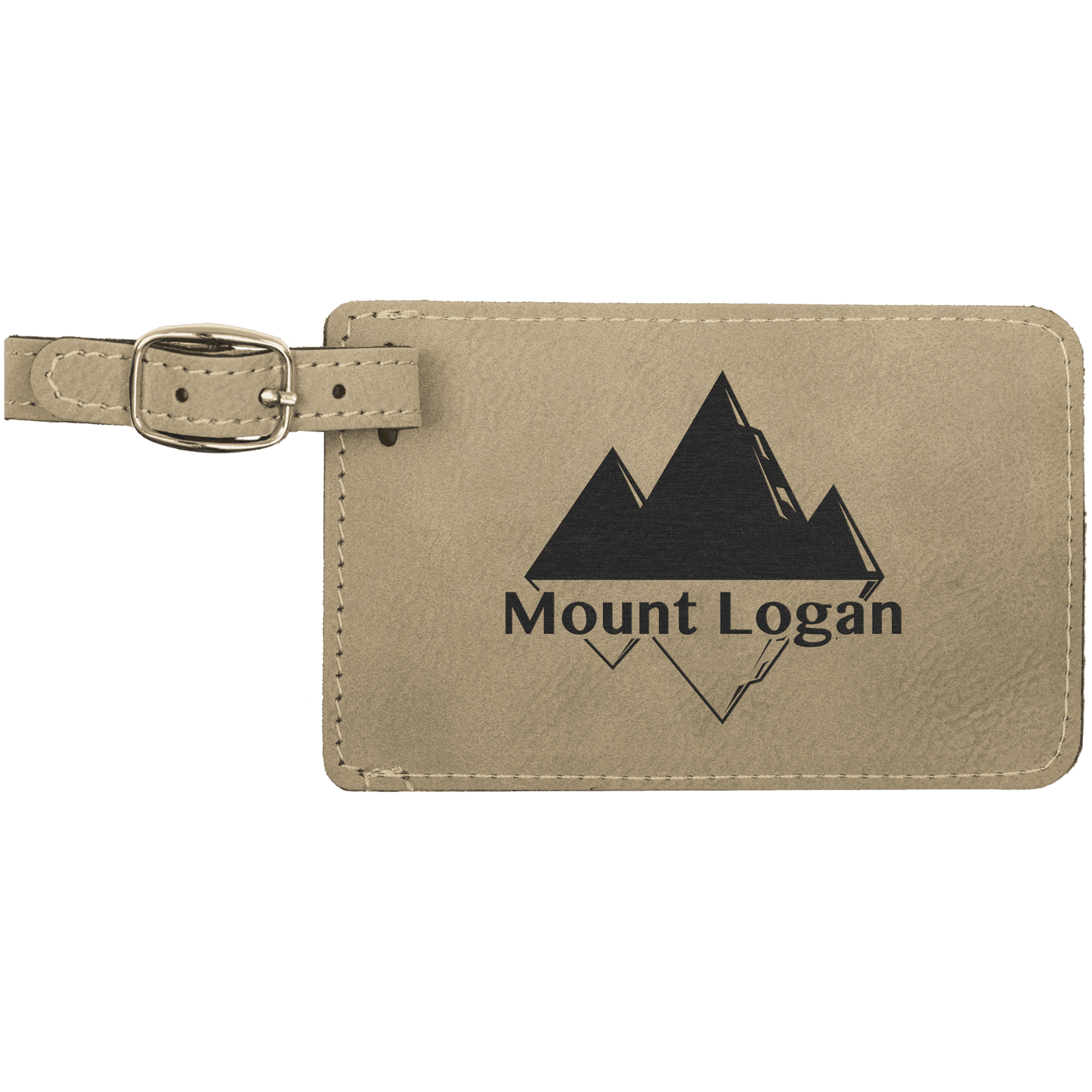 Leatherette Luggage Tag 4.25" x 2.75"