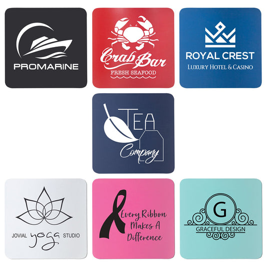 3.75" Square Silicone Coaster