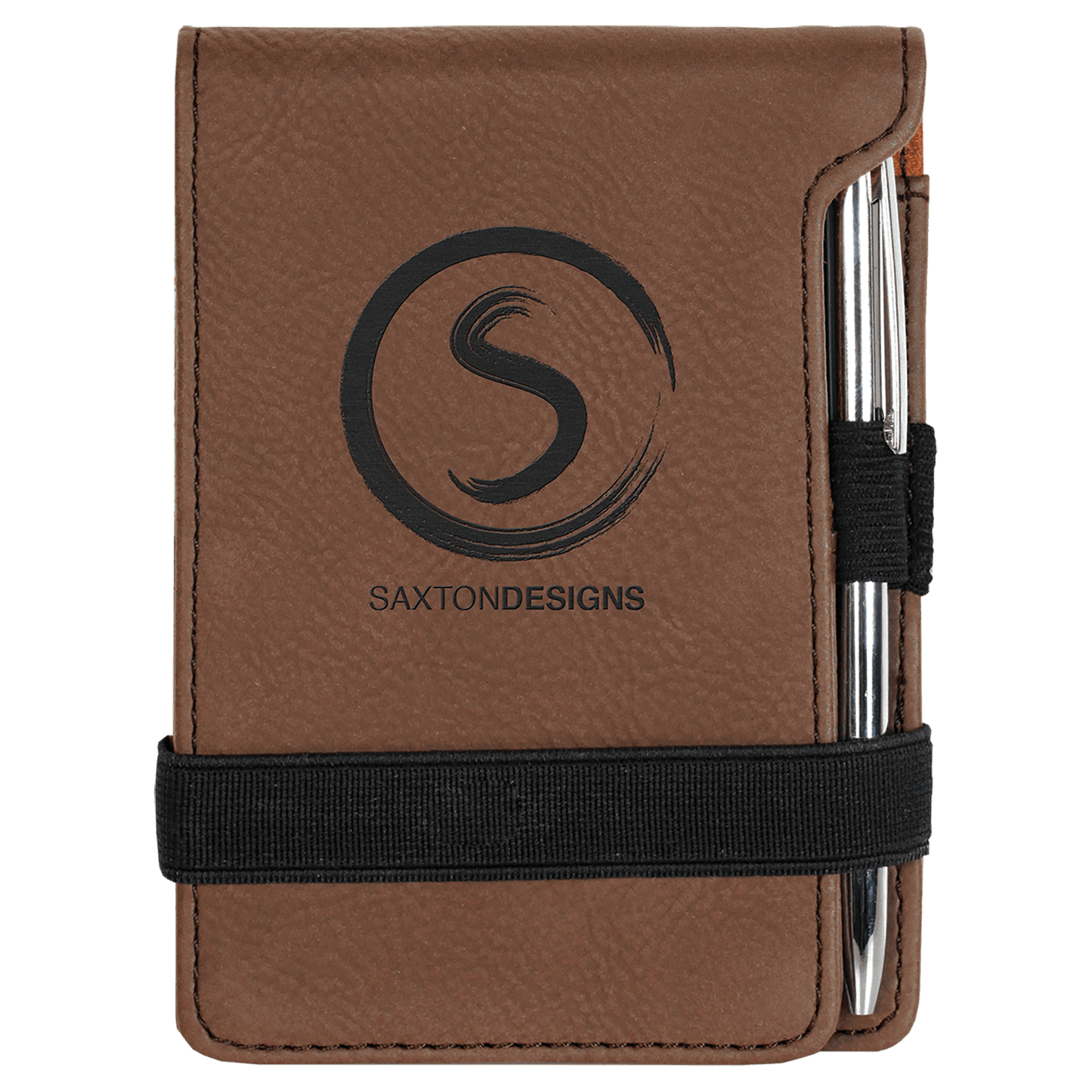 Leatherette Mini Notepad with Pen 3.25" x 4.75"