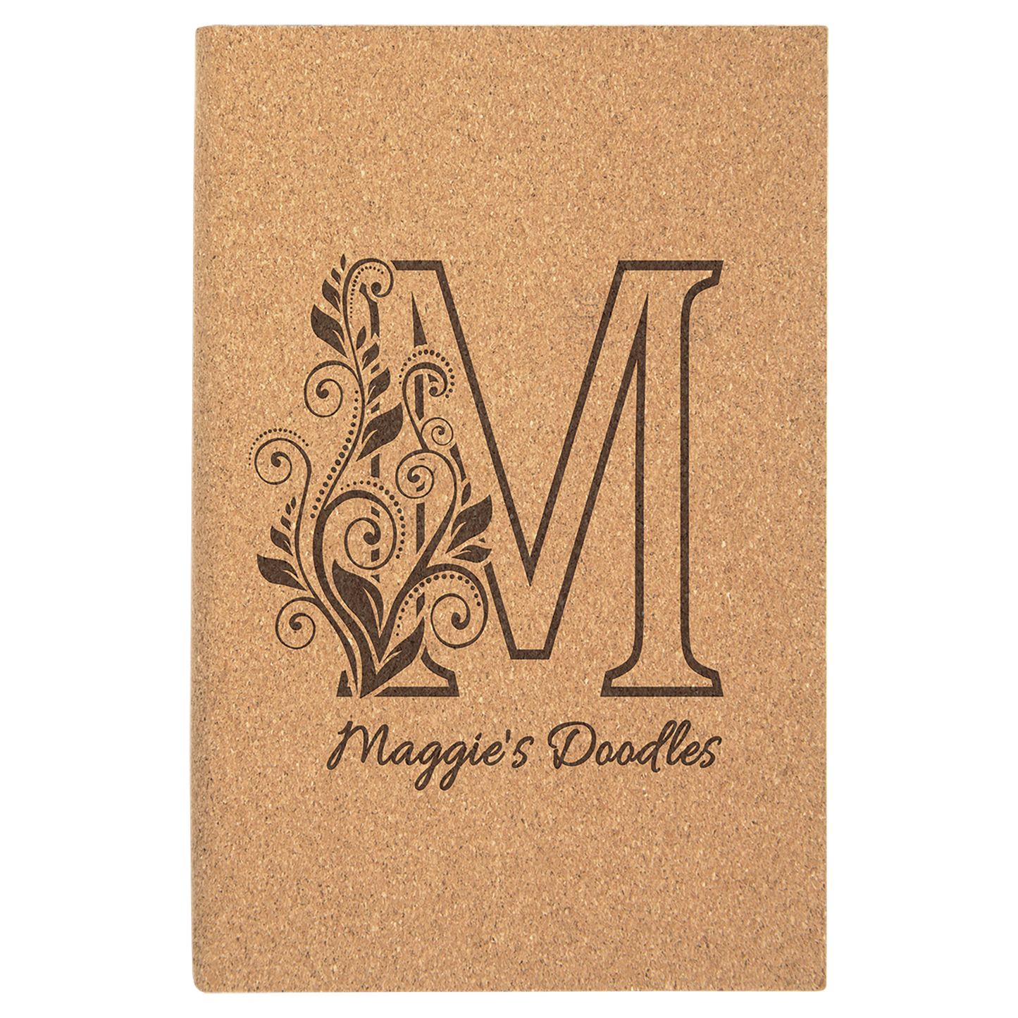 Cork Sketch Book with Unlined Notepad