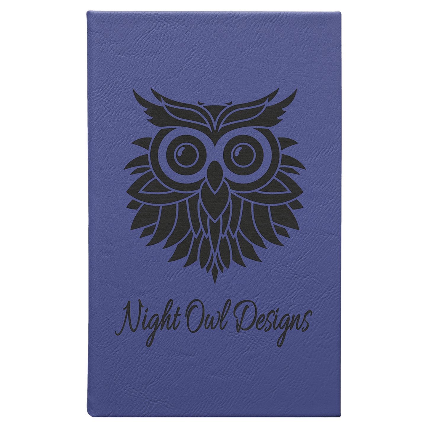 Purple Leatherette Sketch Book with Unlined Notepad