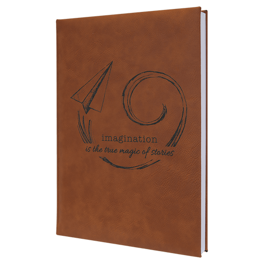 Rawhide Leatherette Journal with Lined Notepad