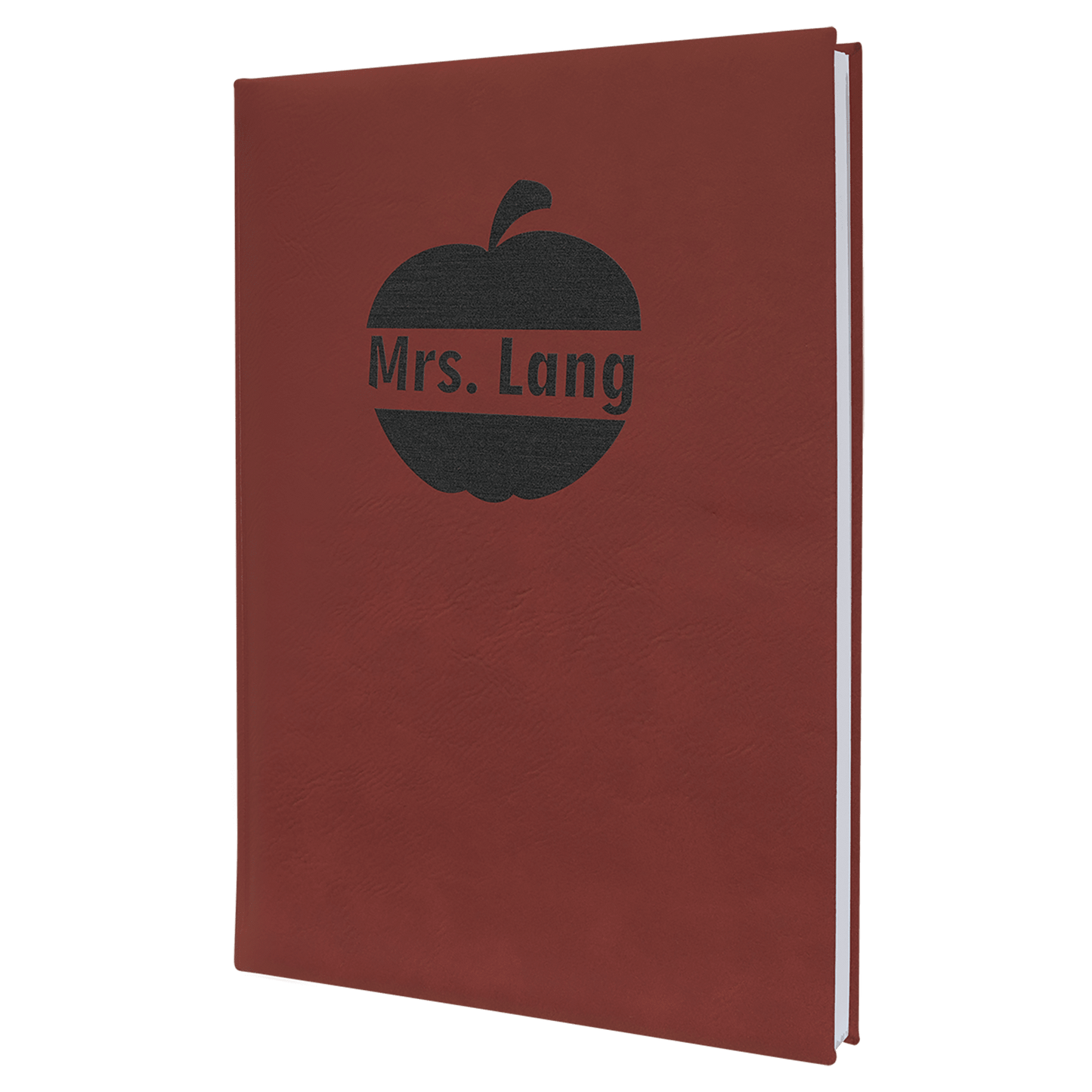 Rose Leatherette Journal with Lined Notepad