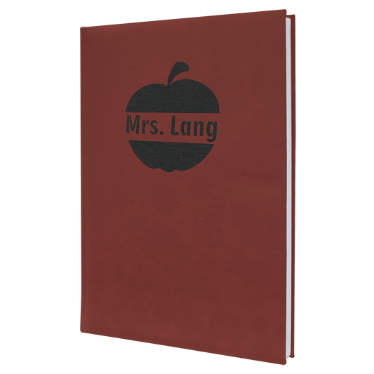 Rose Leatherette Journal with Lined Notepad