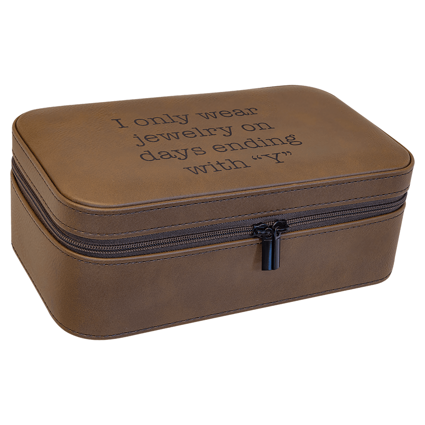 Leatherette Jewelry Box 7.5" x 4.5"