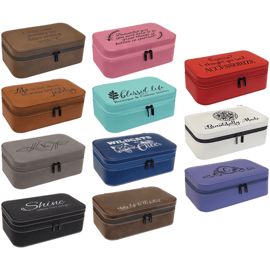 Leatherette Jewelry Box 7.5" x 4.5"