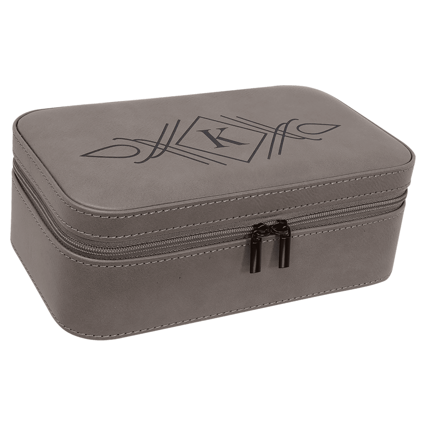 Leatherette Jewelry Box 7.5" x 4.5"