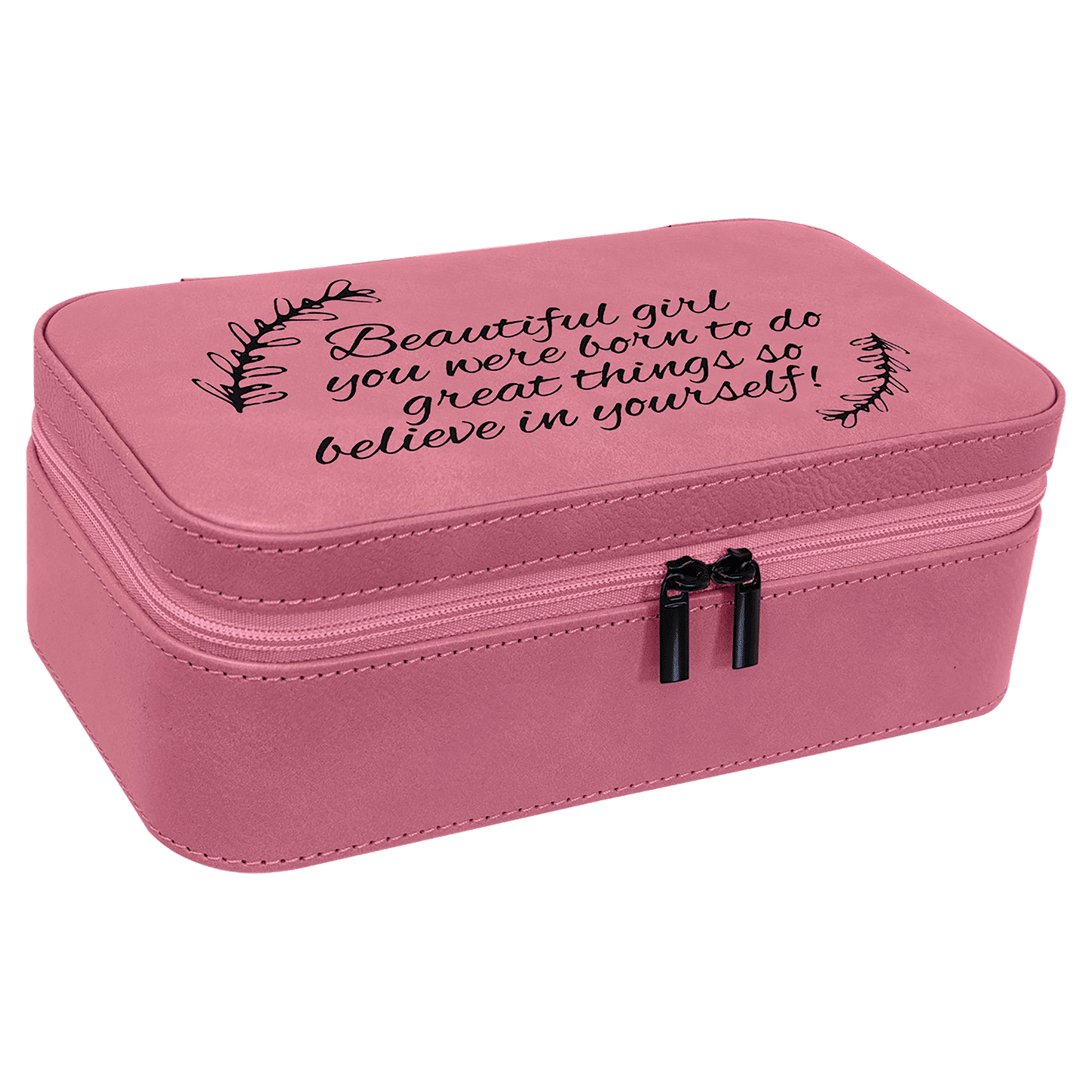 Leatherette Jewelry Box 7.5" x 4.5"