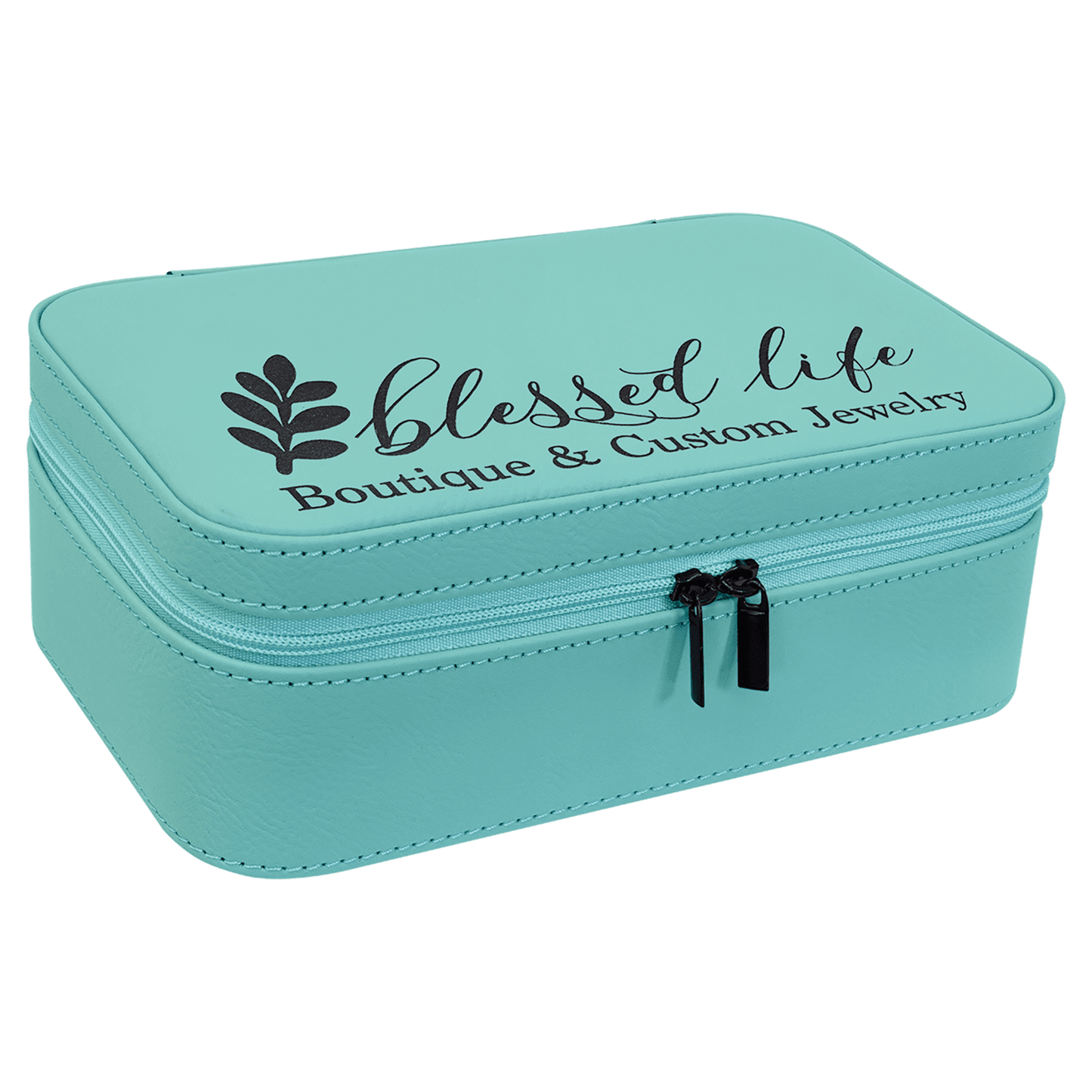 Leatherette Jewelry Box 7.5" x 4.5"