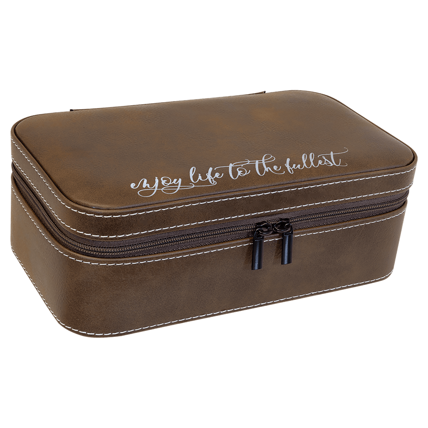 Leatherette Jewelry Box 7.5" x 4.5"