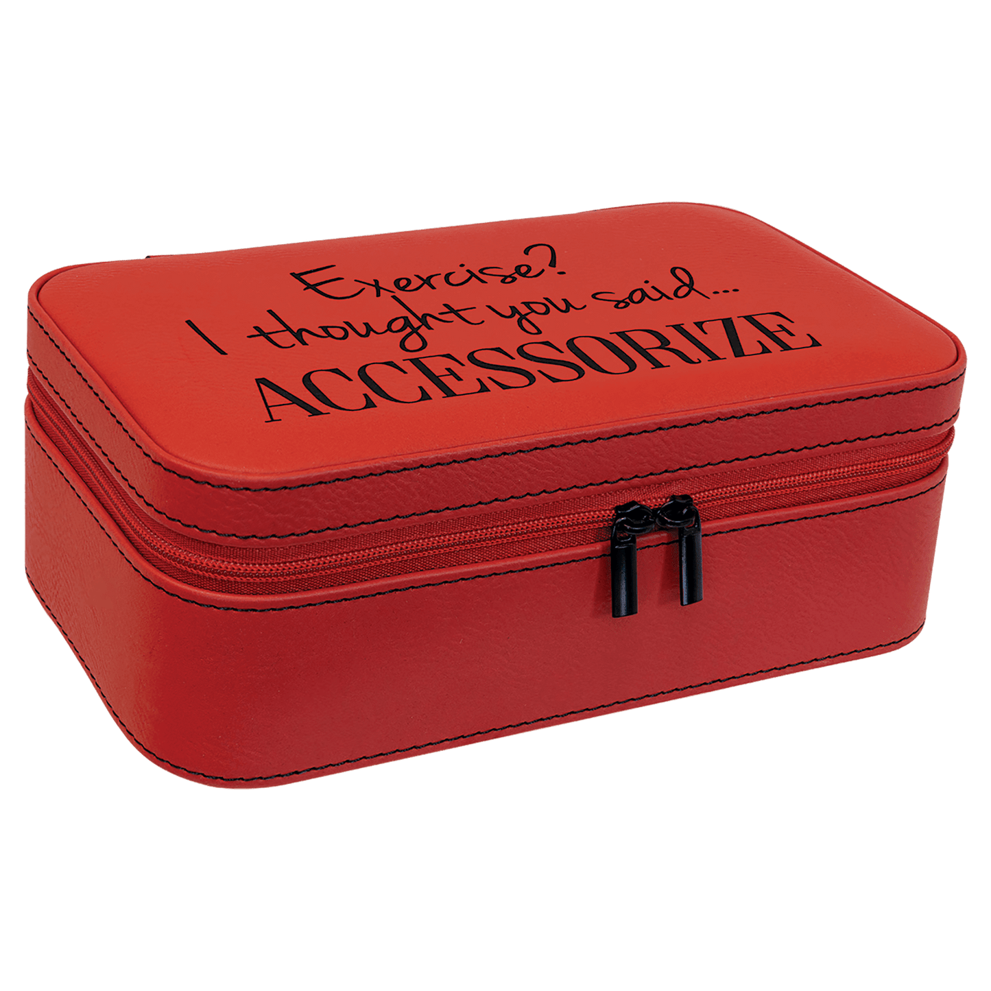 Leatherette Jewelry Box 7.5" x 4.5"