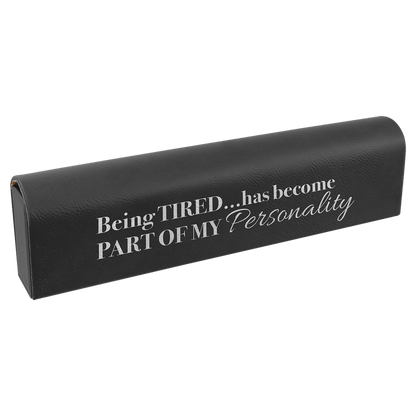 Leatherette Pill Box 9.75" x 2.5"