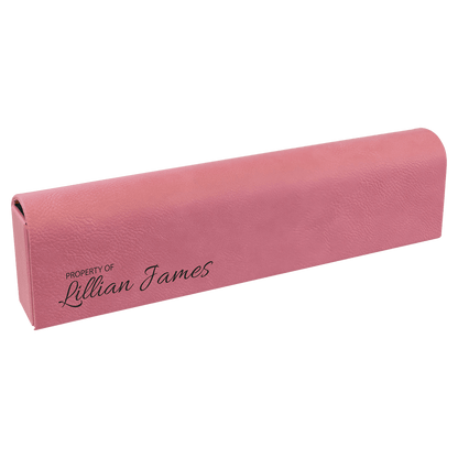 Leatherette Pill Box 9.75" x 2.5"
