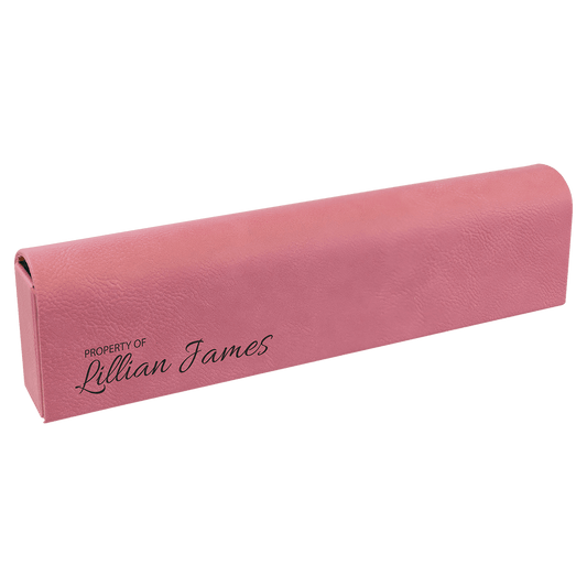 Leatherette Pill Box 9.75" x 2.5"
