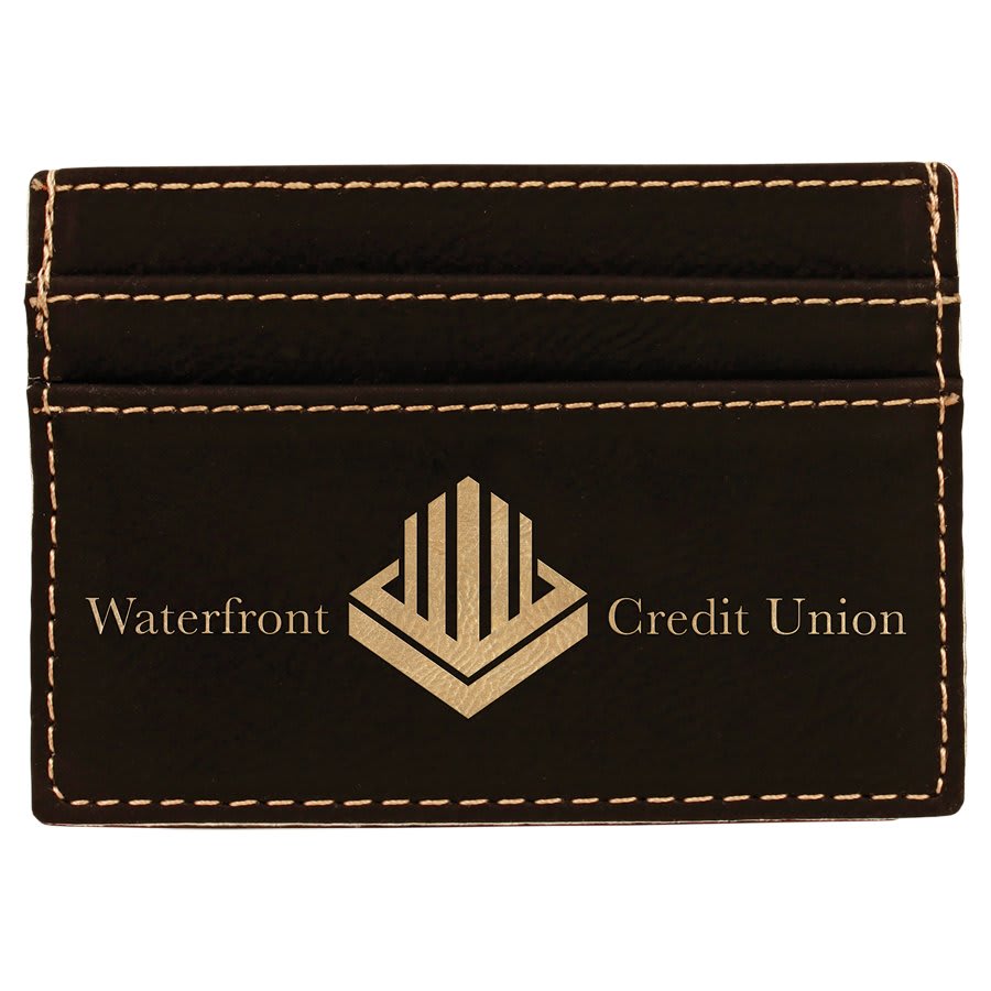 Leatherette Wallet Clip