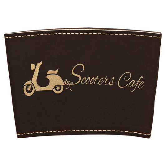 Leatherette Mug Sleeve 3"