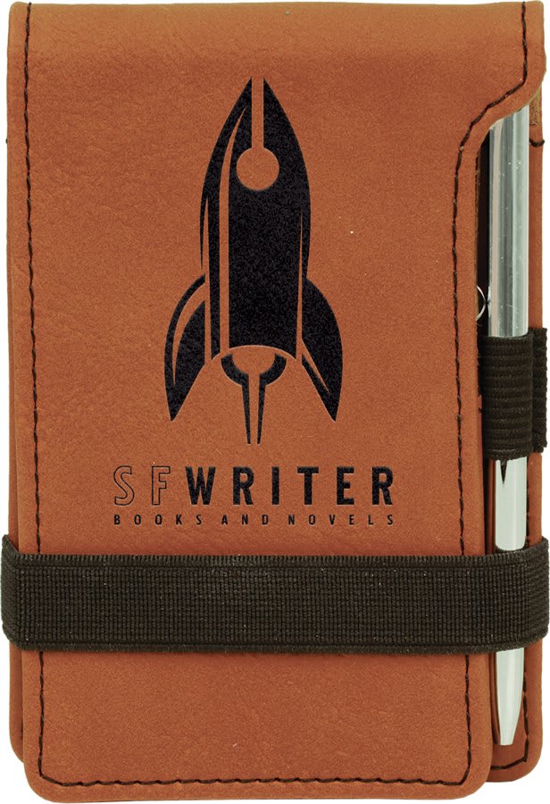 Leatherette Mini Notepad with Pen 3.25" x 4.75"