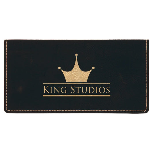 Leatherette Checkbook Cover