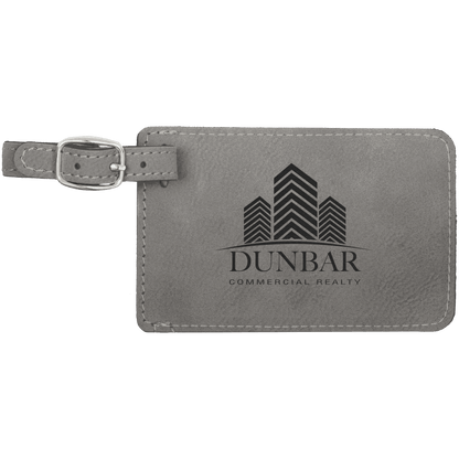 Leatherette Luggage Tag 4.25" x 2.75"