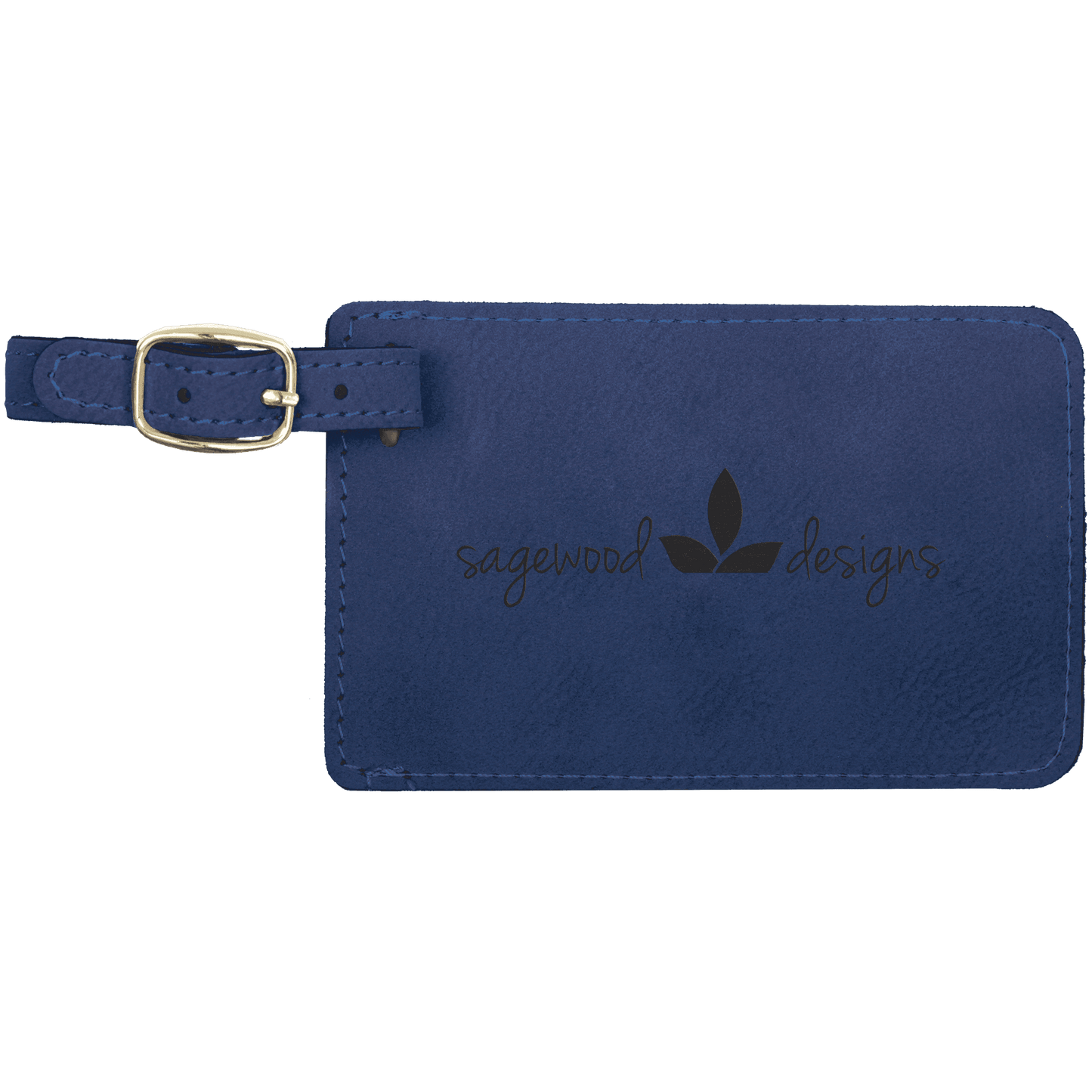 Leatherette Luggage Tag 4.25" x 2.75"