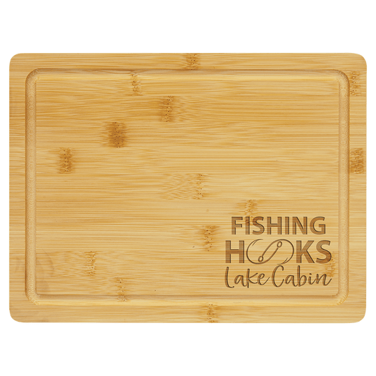 Bamboo Cutting Board with Drip Ring