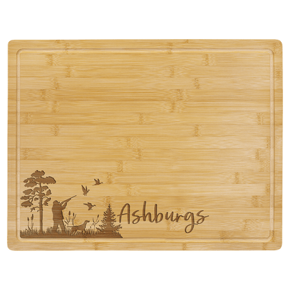 Bamboo Cutting Board with Drip Ring