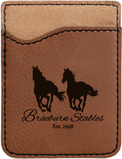 Leatherette Phone Wallet