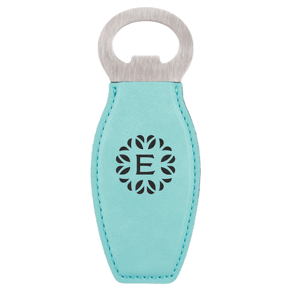 Leatherette Bottle Opener with Magnet