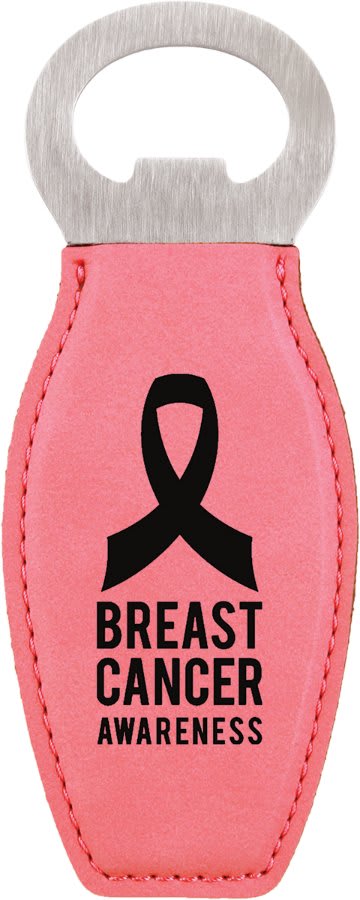 Leatherette Bottle Opener with Magnet