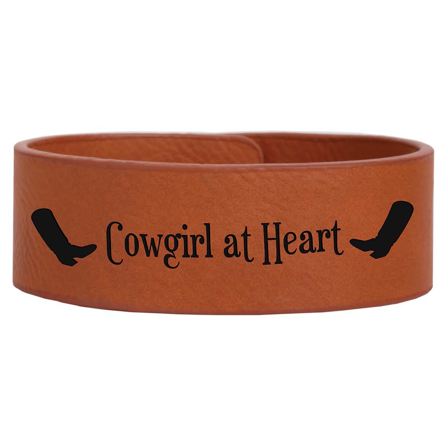 Leatherette Cuff Bracelet 1" x 9.5"