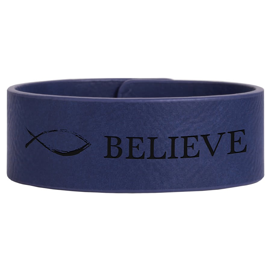 Leatherette Cuff Bracelet 1" x 9.5"
