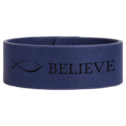 Leatherette Cuff Bracelet 1" x 9.5"