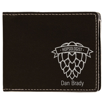 Leatherette Bi-Fold Wallet