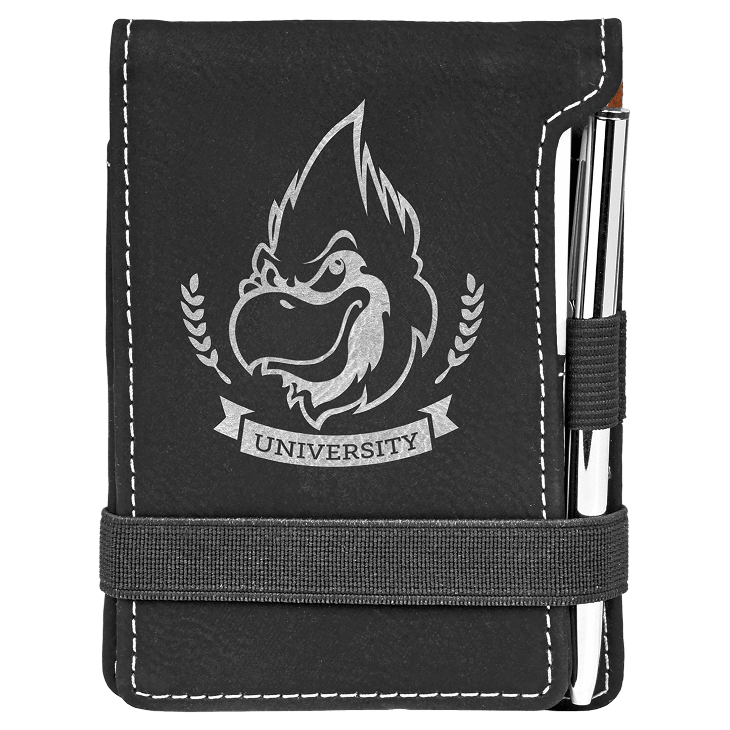 Leatherette Mini Notepad with Pen 3.25" x 4.75"