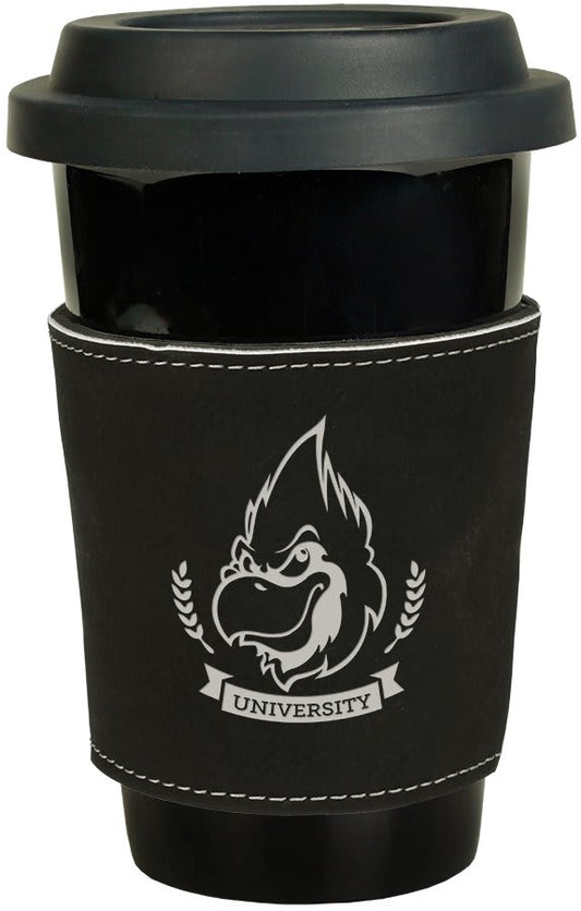 Leatherette Mug Sleeve 3"
