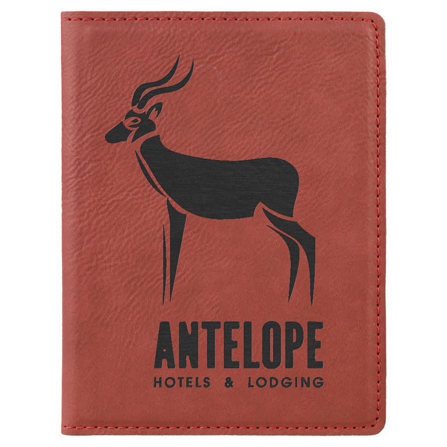 Leatherette Passport Holder 4.25" x 5.5"