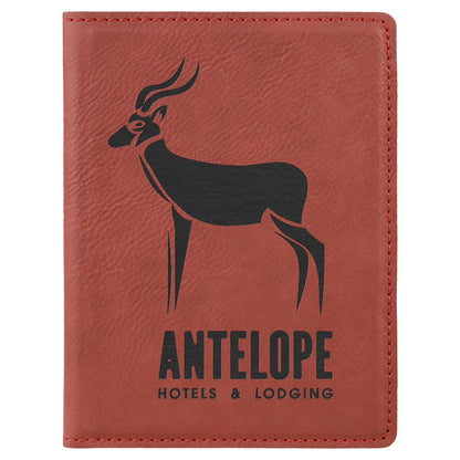 Leatherette Passport Holder 4.25" x 5.5"