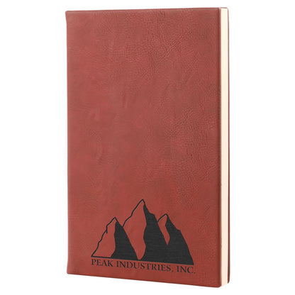 Rose Leatherette Journal with Lined Notepad