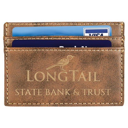 Leatherette Wallet Clip