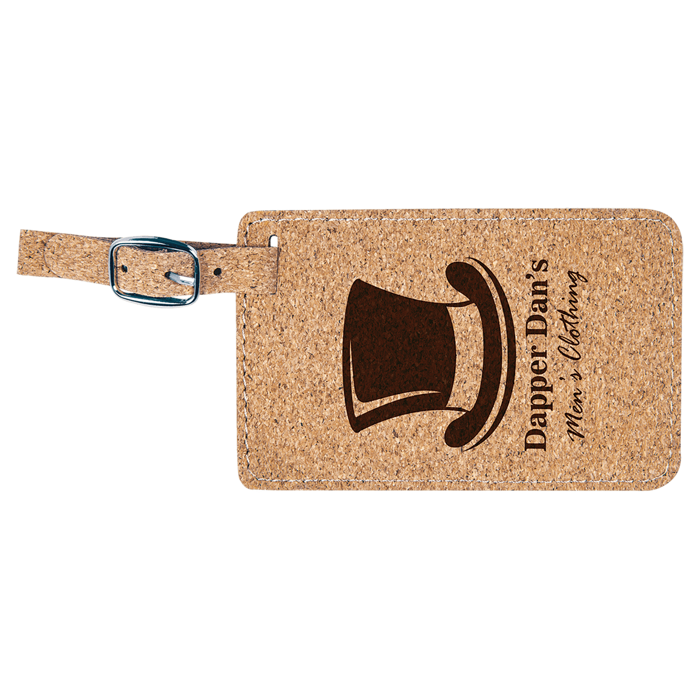 Leatherette Luggage Tag 4.25" x 2.75"