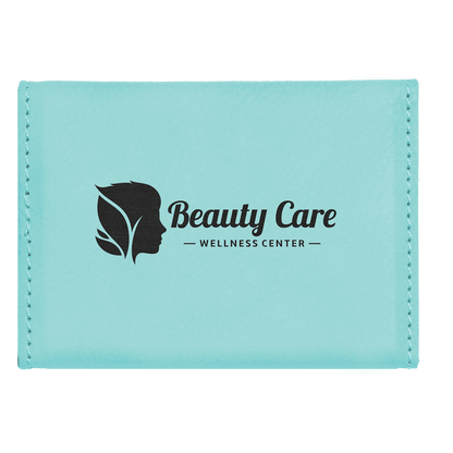 Leatherette Hard Business Card Holder