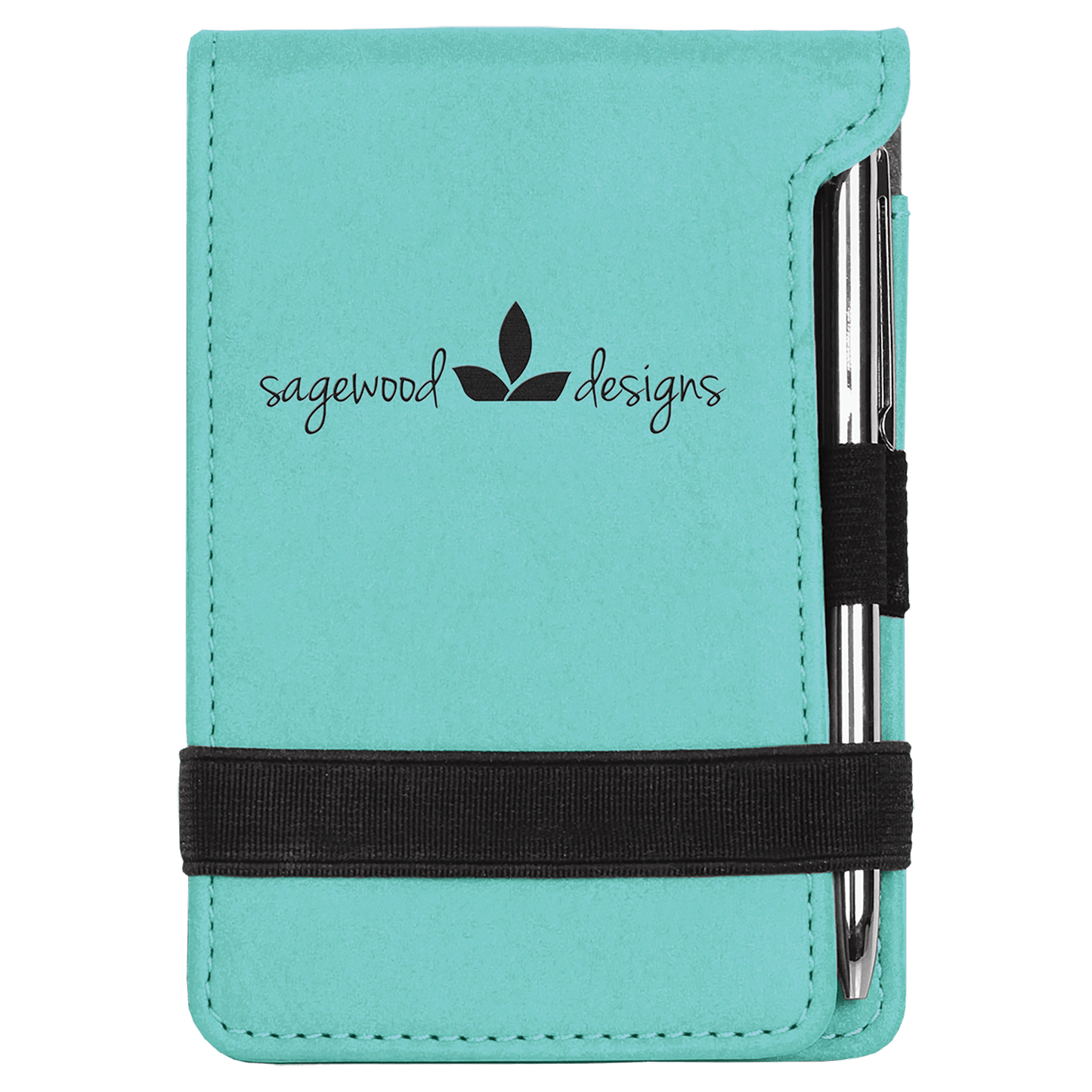Leatherette Mini Notepad with Pen 3.25" x 4.75"