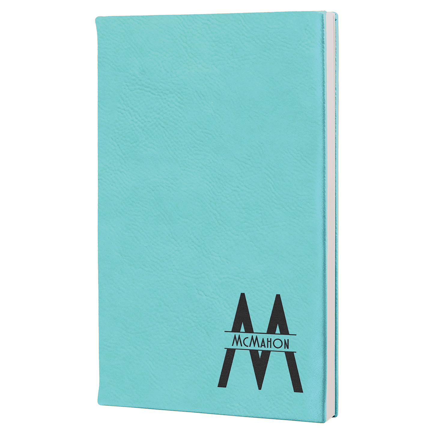 Teal Leatherette Journal with Lined Notepad