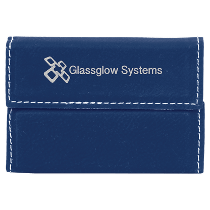 Leatherette Hard Business Card Holder