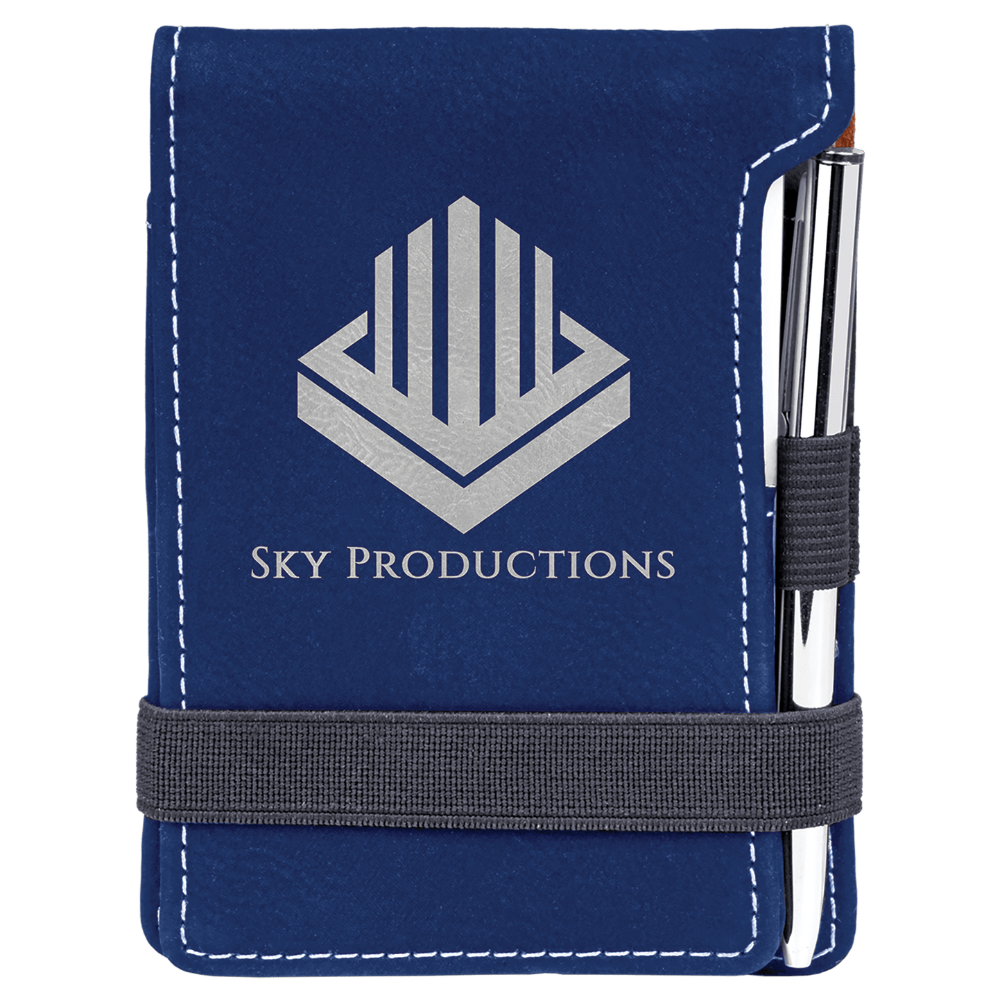 Leatherette Mini Notepad with Pen 3.25" x 4.75"