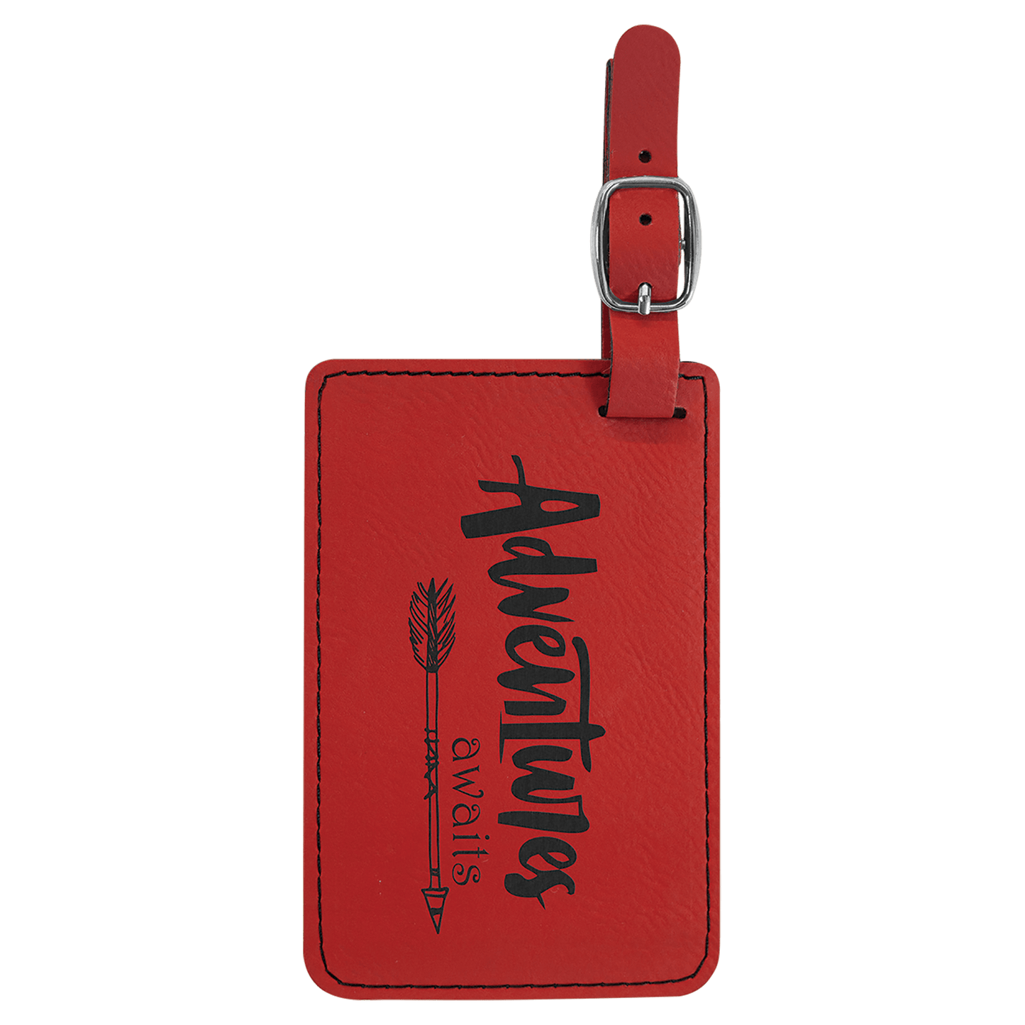 Leatherette Luggage Tag 4.25" x 2.75"