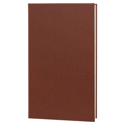 Football Leatherette Journal with Lined Notepad 5.25" x 8.25"