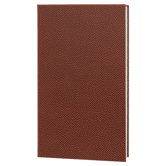 Football Leatherette Journal with Lined Notepad 5.25" x 8.25"